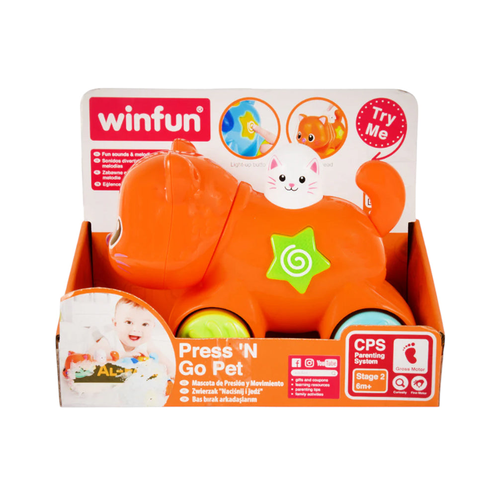 0734 WINFUN PRESS N GO KITTEN PC