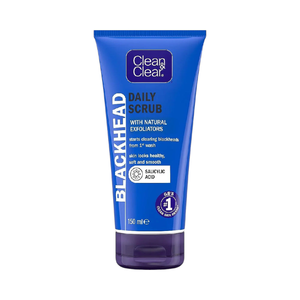 CLEAN & CLEAR DAILY BLACKHEAD CLEARING SCRUB 150 ML