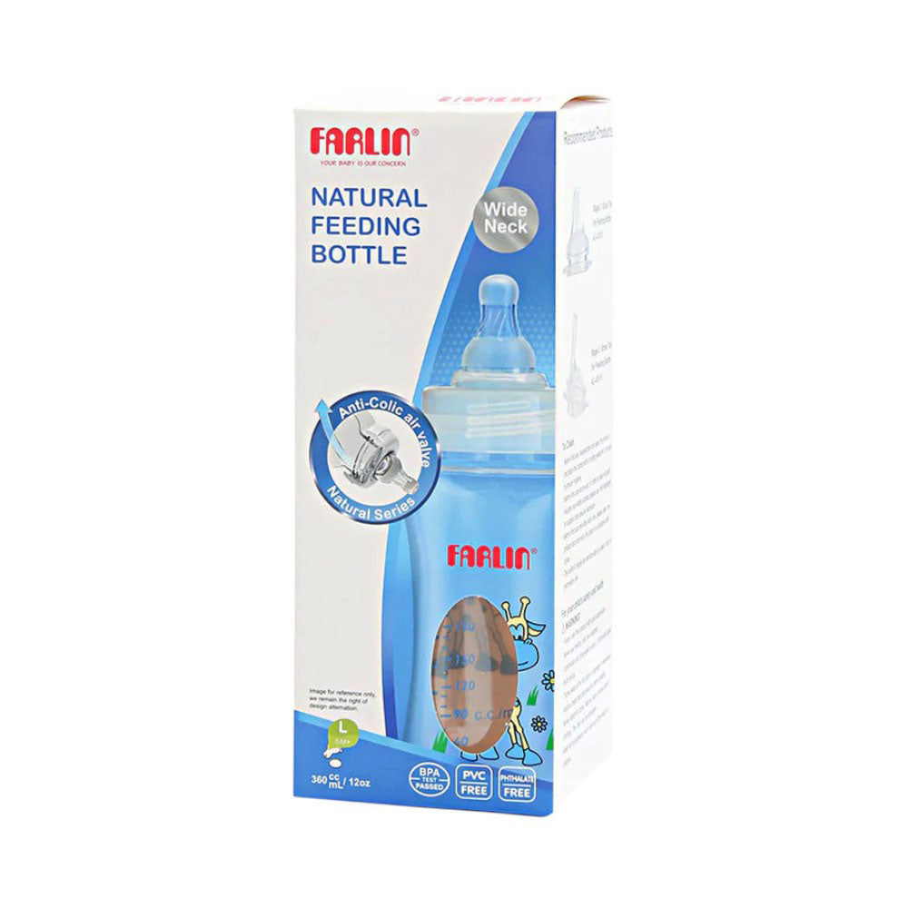 FARLIN BABY FEEDING BOTTLE NATURAL 6M+300 ML NF-805