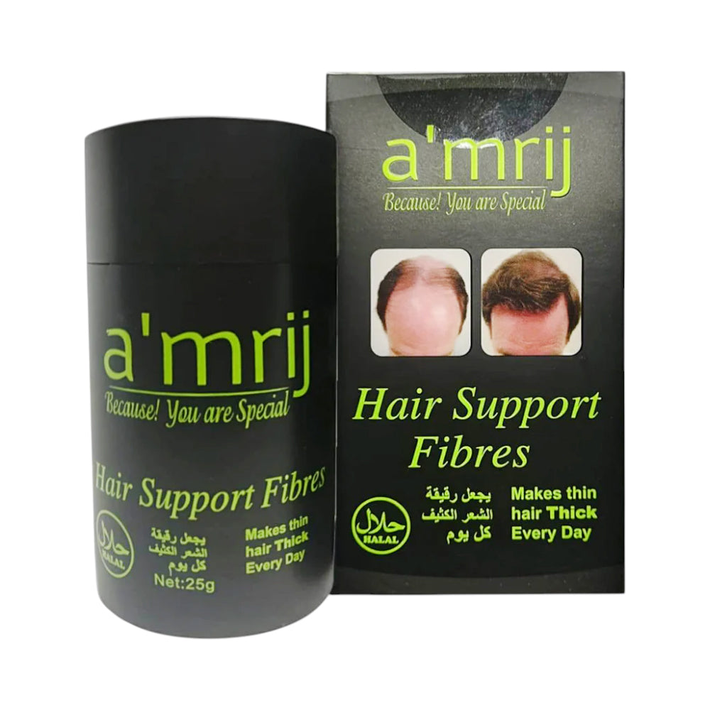 AMRIJ BUILDING FIBERS HAIR COLOR DARK BROWN