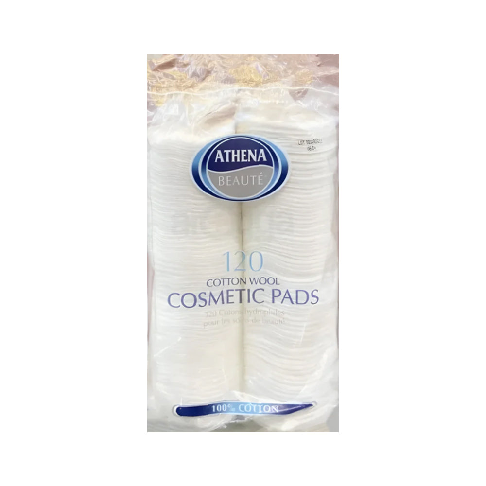 ATHENA COSMETIC PADS COTTON WOOL 120 PC