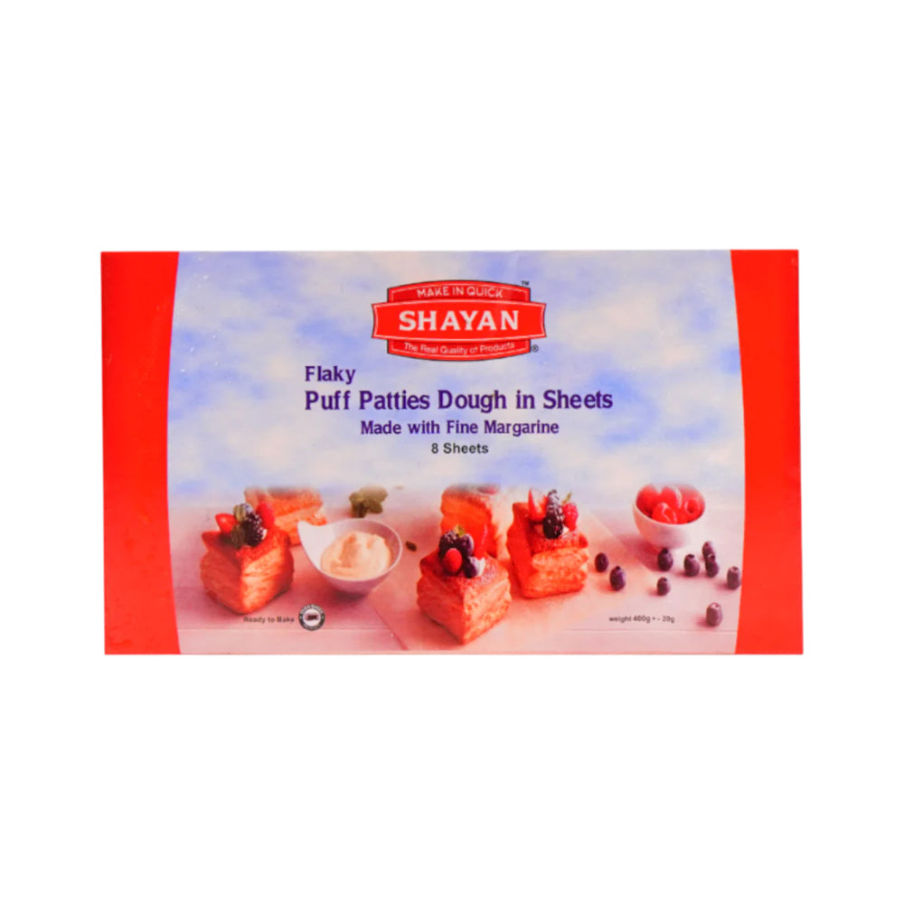 SHAYAN PUFF PASTRY 6 SHEETS MEDIUM