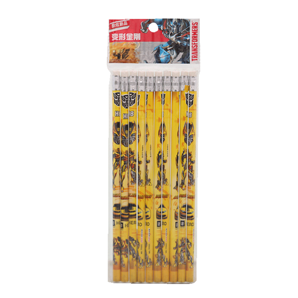 Tf2103-1 Disney Pencils 10Pc Transformers Ir Basic