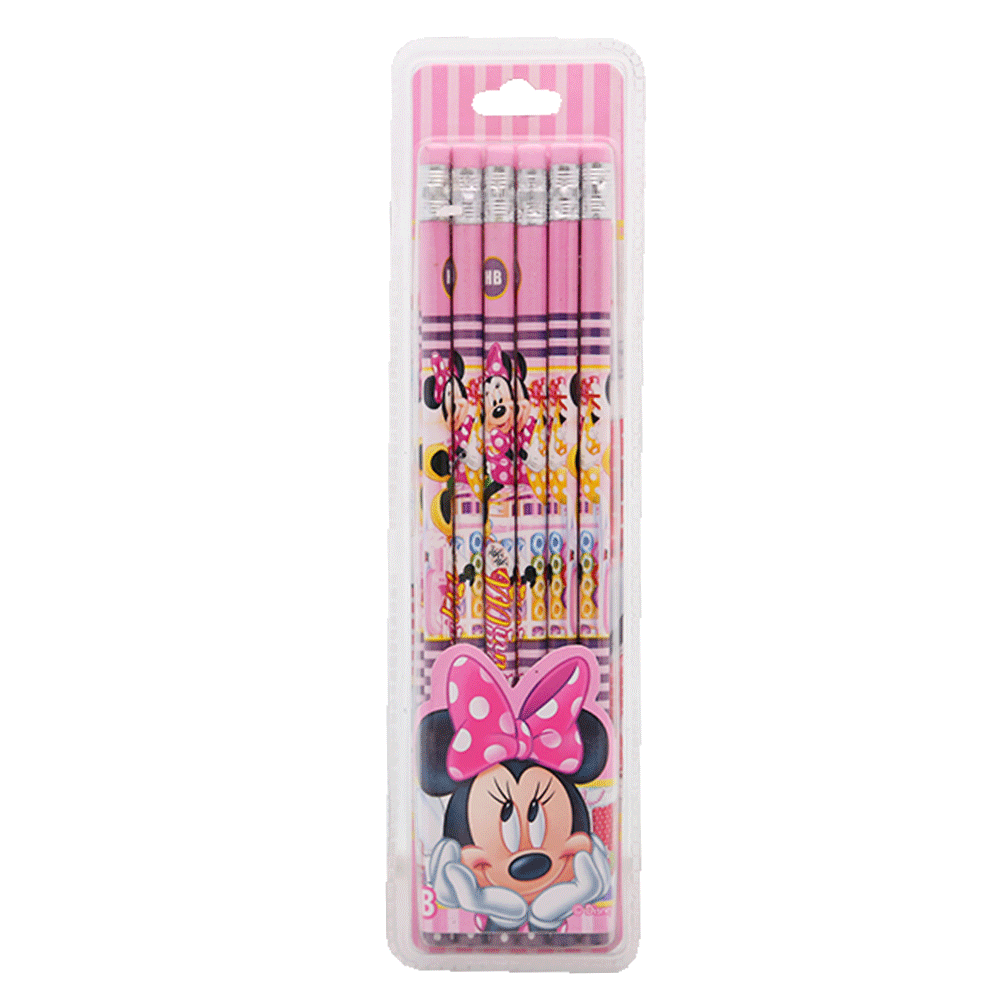 Z6121-3 Disney Pencils 12Pc Minnie Ir Basic