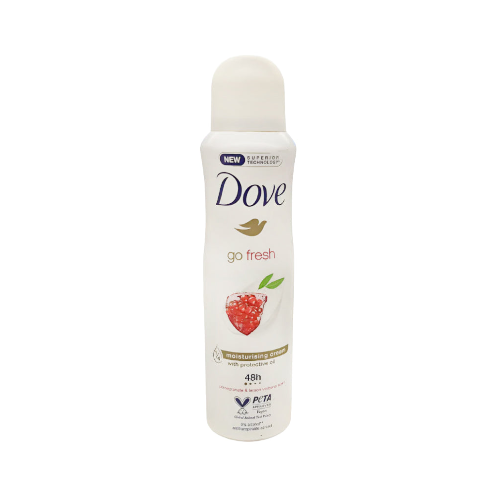 DOVE BODY SPRAY GO FRESH POMEGRANATE & LEMON VERBENA 150 ML