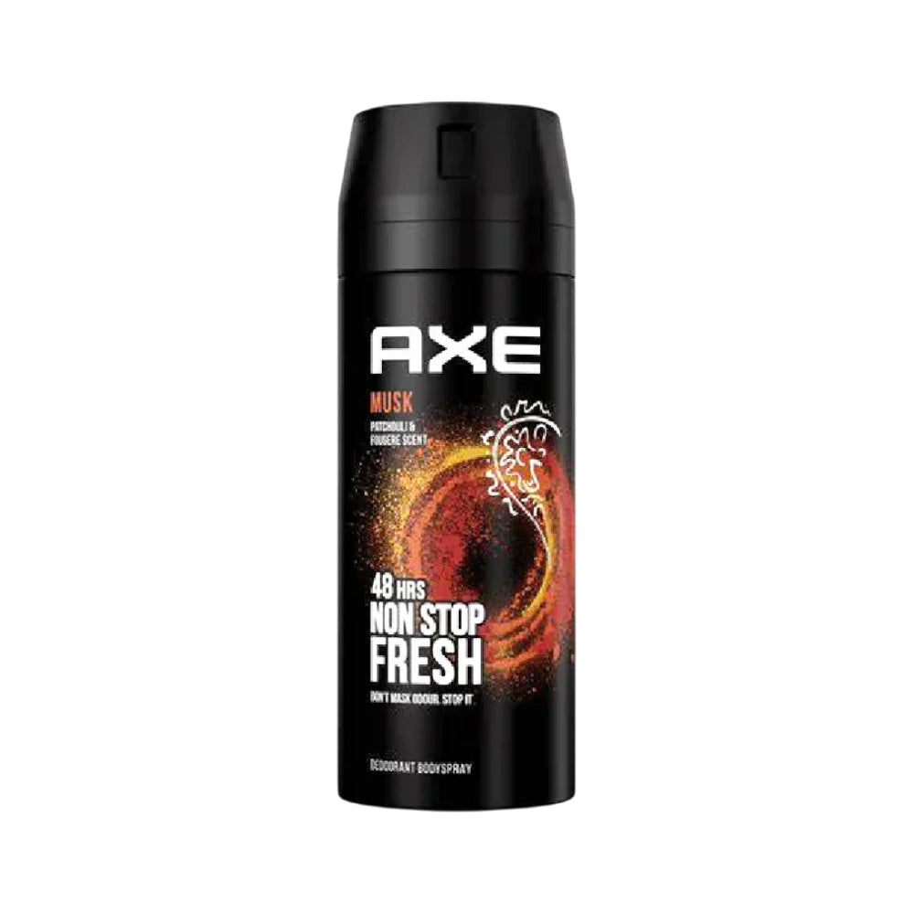 AXE DEODORANT MUSK PATCHOULI & FOUGERE 150 ML