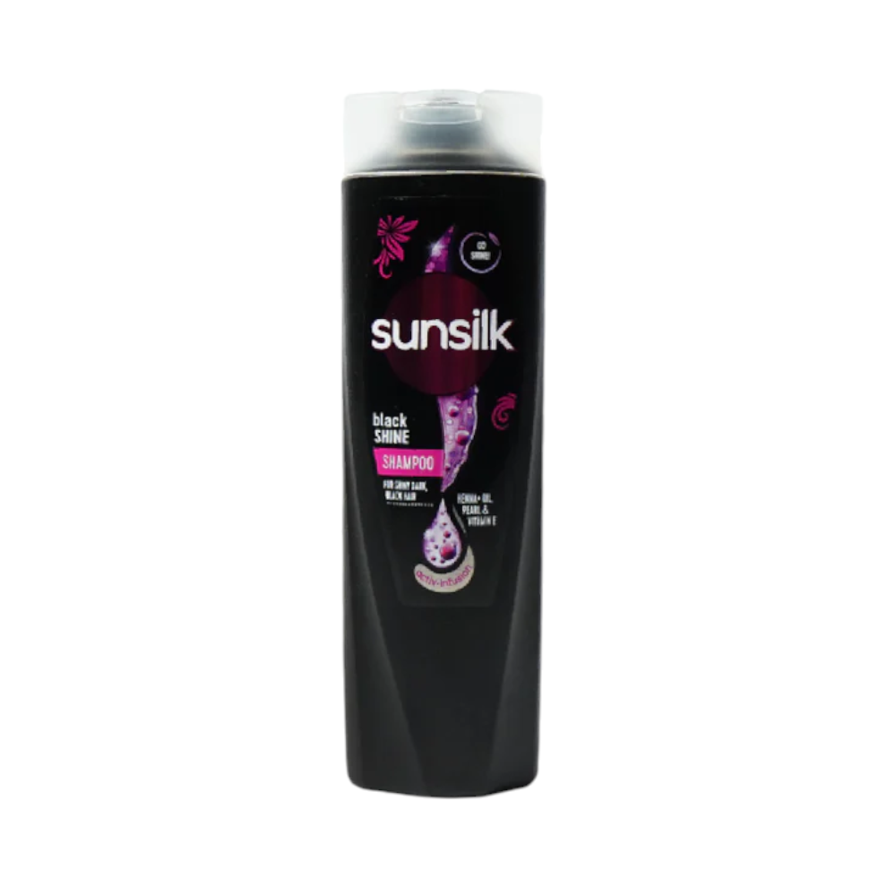 SUNSILK SHAMPOO BLACK SHINE 160 ML BASIC