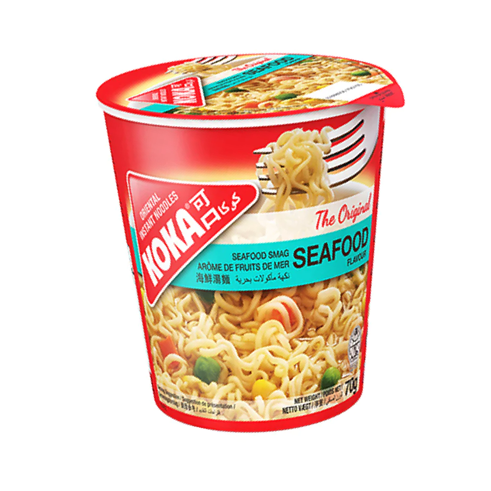 KOKA NOODLES SEAFOOD CUP 70 GM