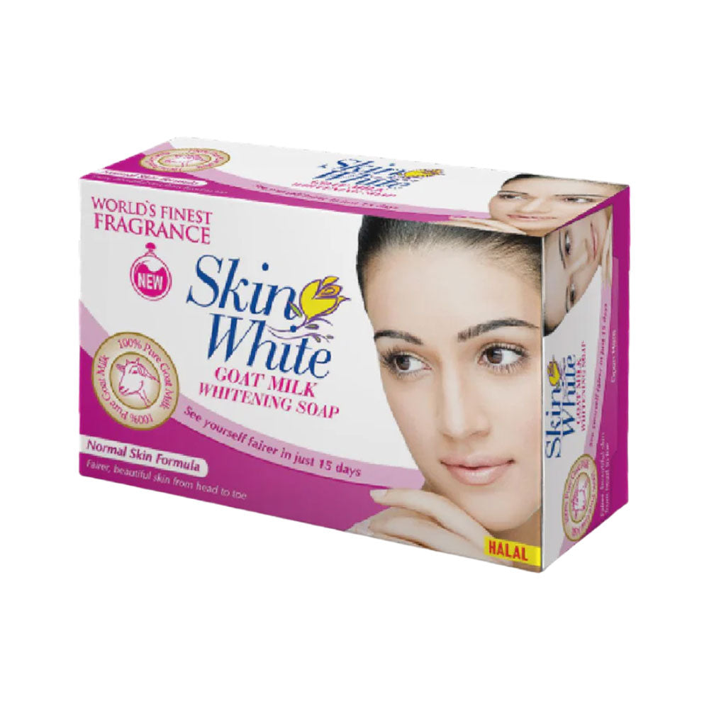 SKIN WHITE GOAT MILK WHITENING SOAP NORMAL SKIN 110 GM