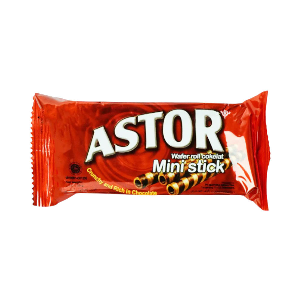 ASTOR WAFER MINI STICK CRUNCHY & RICH IN CHOCOLATE 20 GM