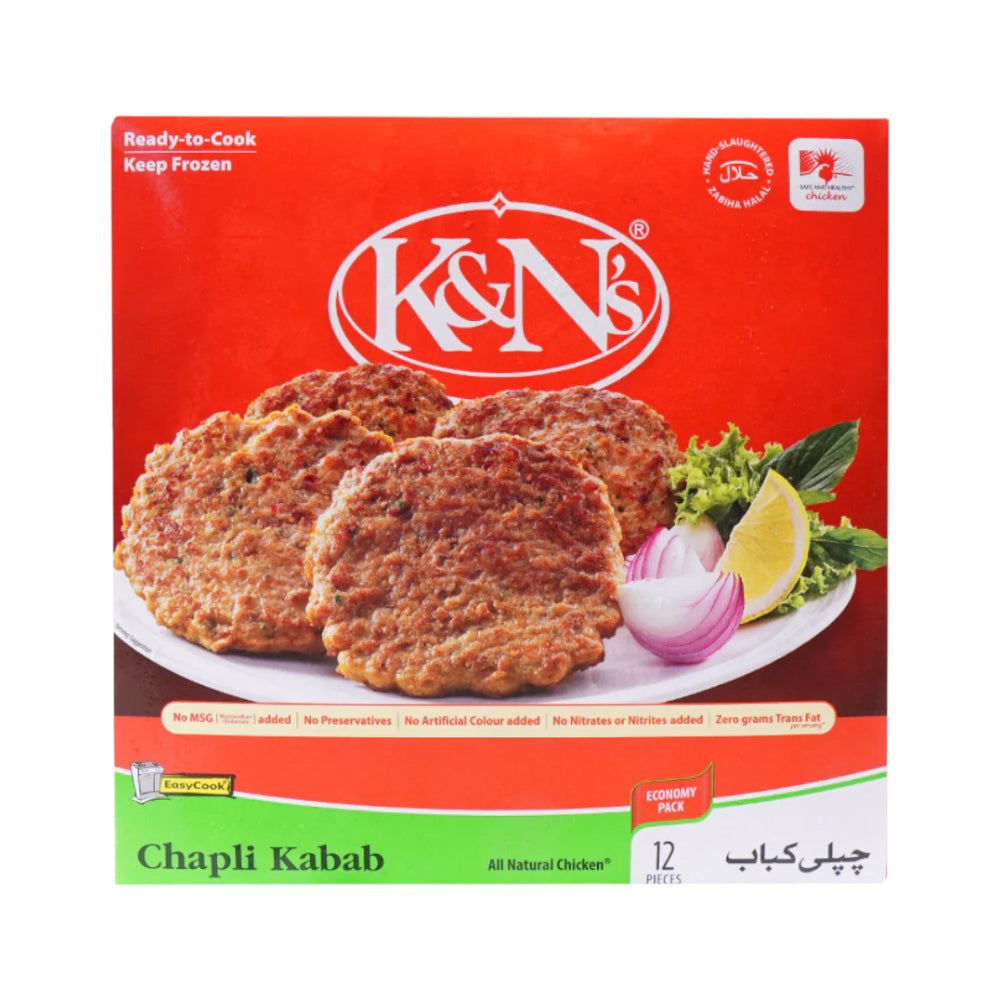 K&N CHAPLI KABAB 12 PCS 900 GM