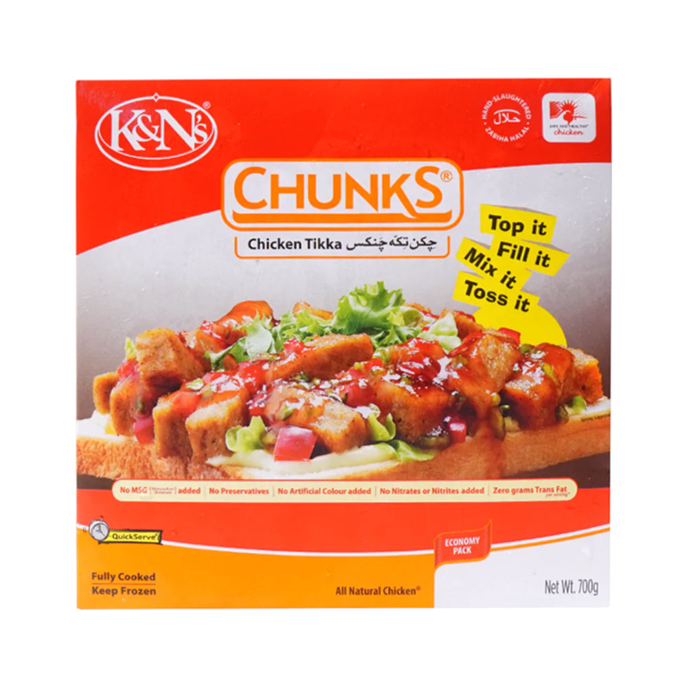 K&N CHUNKS CHICKEN TIKKA 700 GM