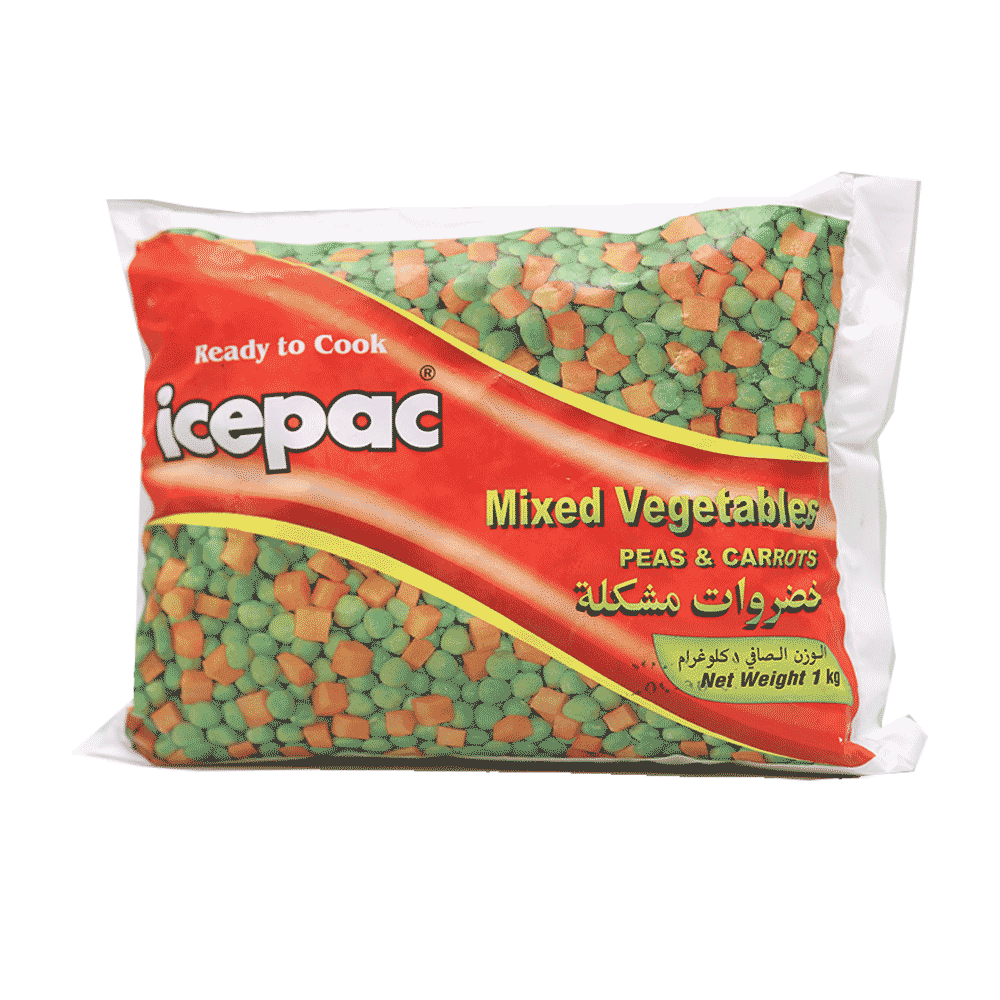 ICEPAC MIX 2 PEAS AND CARROT 1 KG
