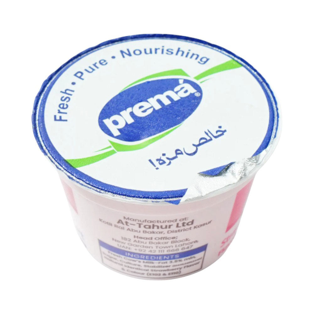 PREMA YOGURT STRAWBERRY FLAVORED 80 GM