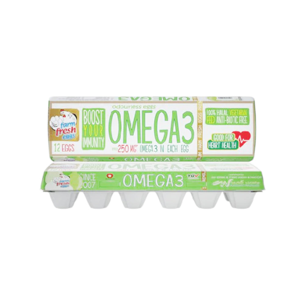 FARM FRESH OMEGA 3 EGGS 12 PCS PACK