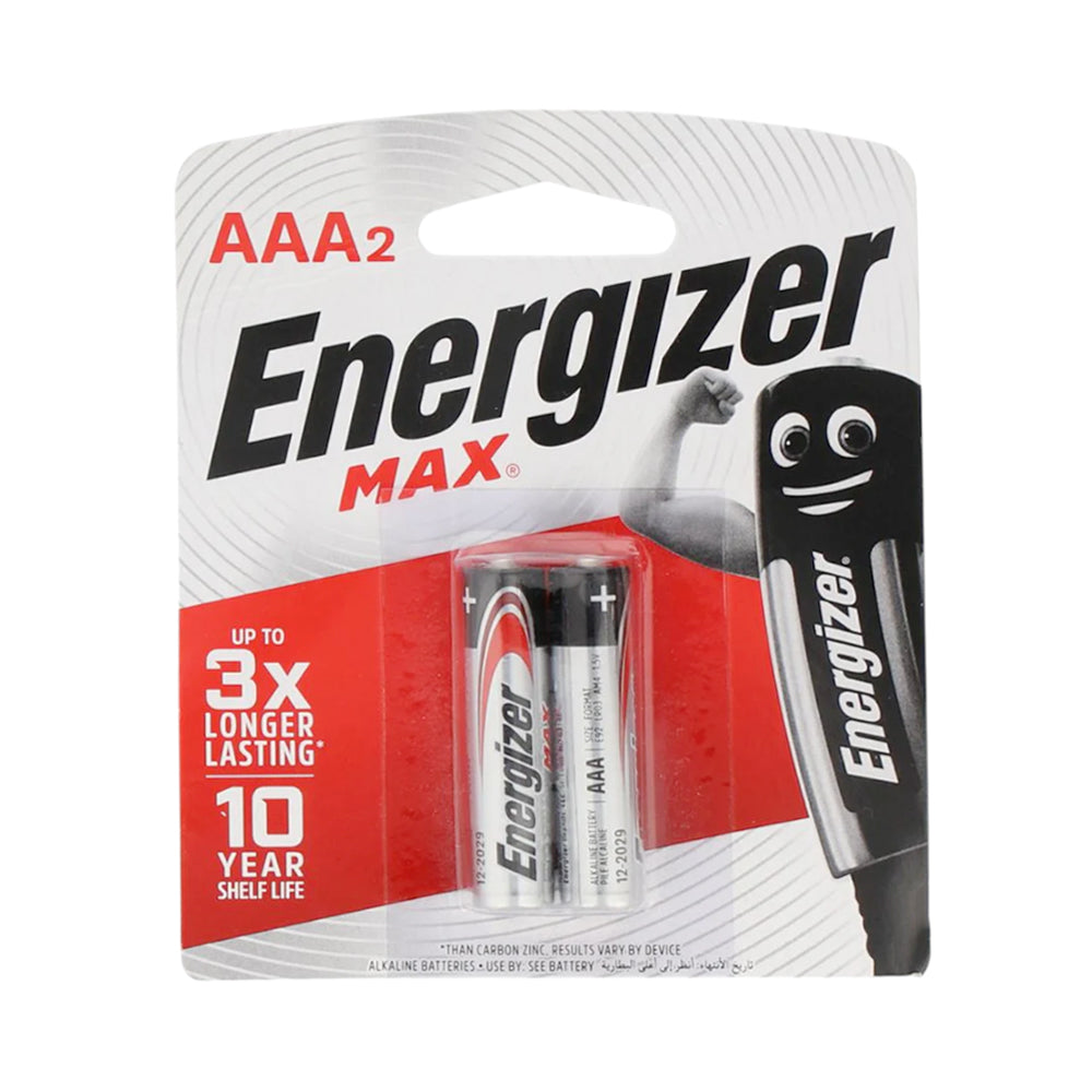 ENERGIZER MAX CELL AAA 2 PACK