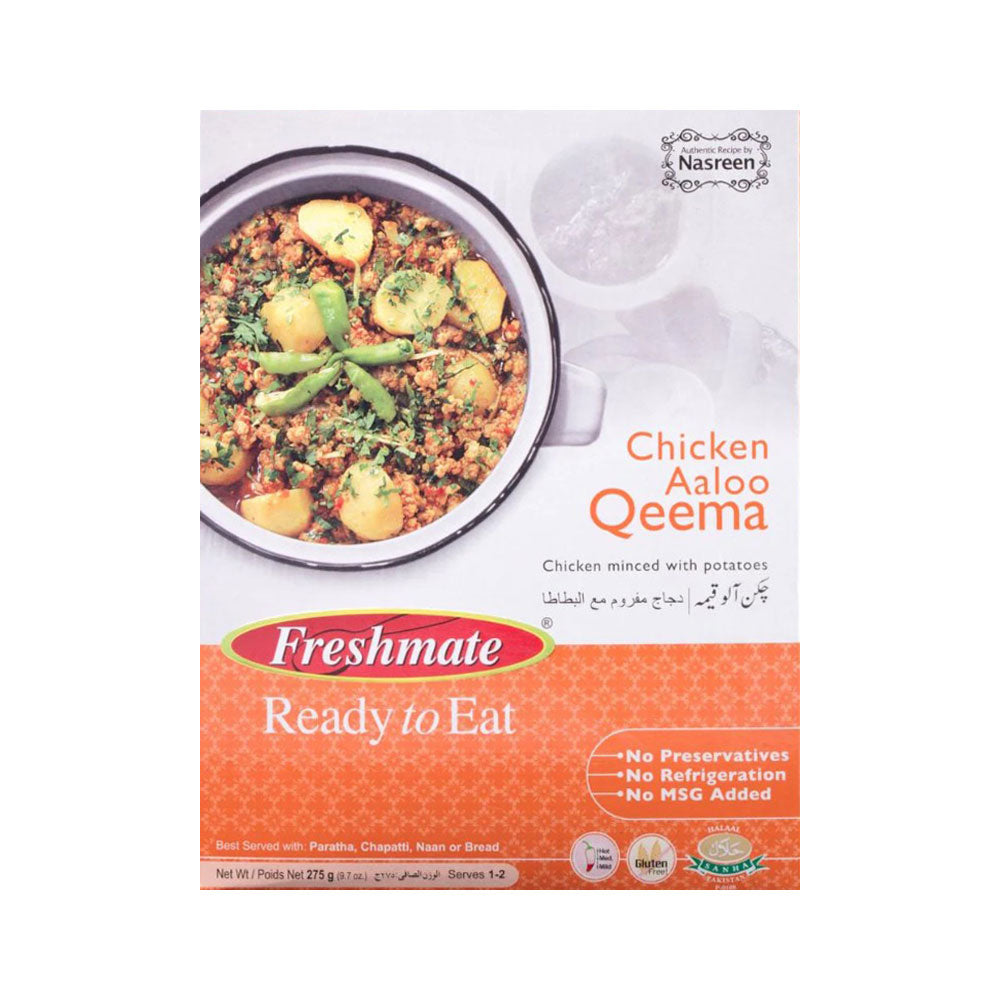 FRESHMATE CHICKEN AALOO QEEMA 275 GM