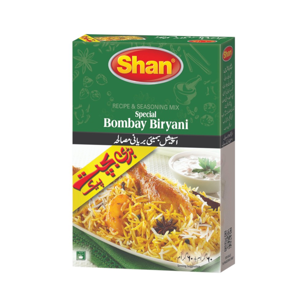 SHAN BOMBAY BIRYANI MASALA ECONOMY PACK 120 GM