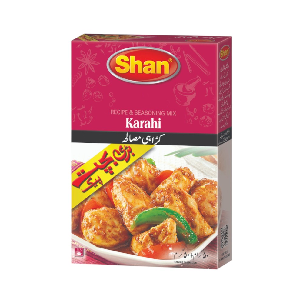 SHAN KARAHI FRY GOSHT MASALA DOUBLE PACK 90 GM
