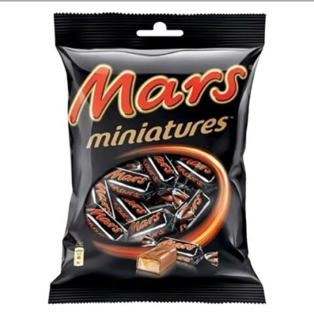 Mars Chocolate Rockets MARS CHOCOLATE MINIATURES PACKET 150 GM – Al-Fatah
