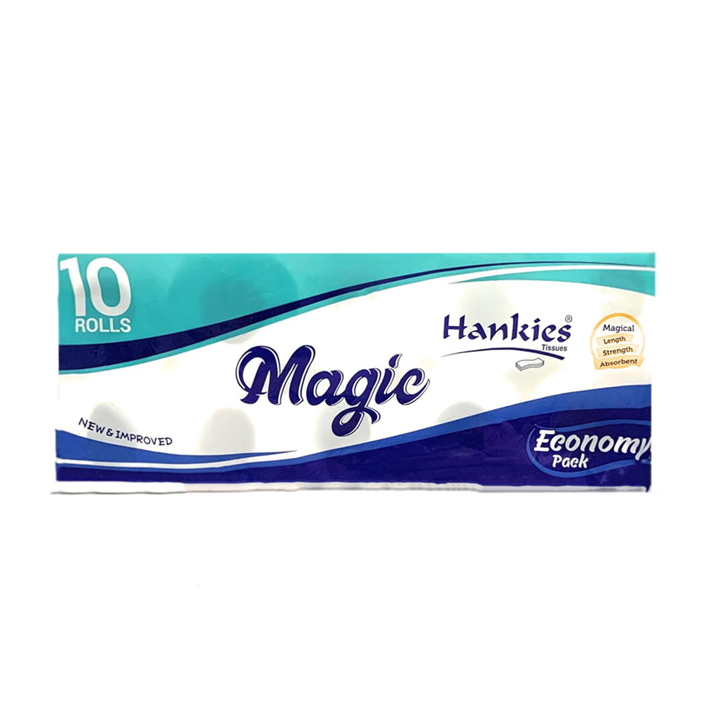 HANKIES TOILET TISSUE ECONOMY PACK 10 ROLL