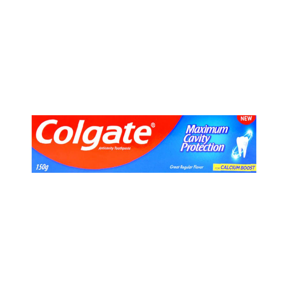 COLGATE TOOTHPASTE MAXIMUM CAVITY PROTECTION 150 ML (L)