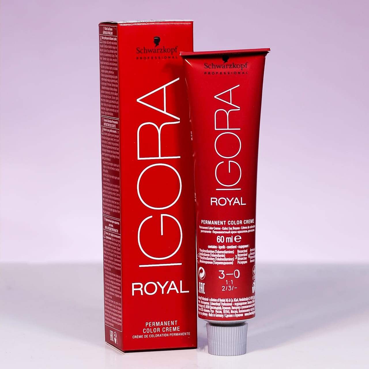 IGORA HAIR COLOR 3-0 DARK BROWN ROYAL 60 ML