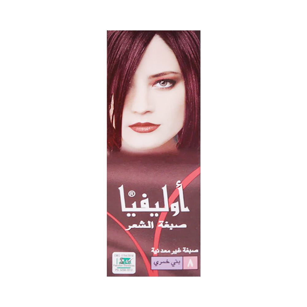 OLIVIA HAIR COLOR BURGUNDY 08 PC