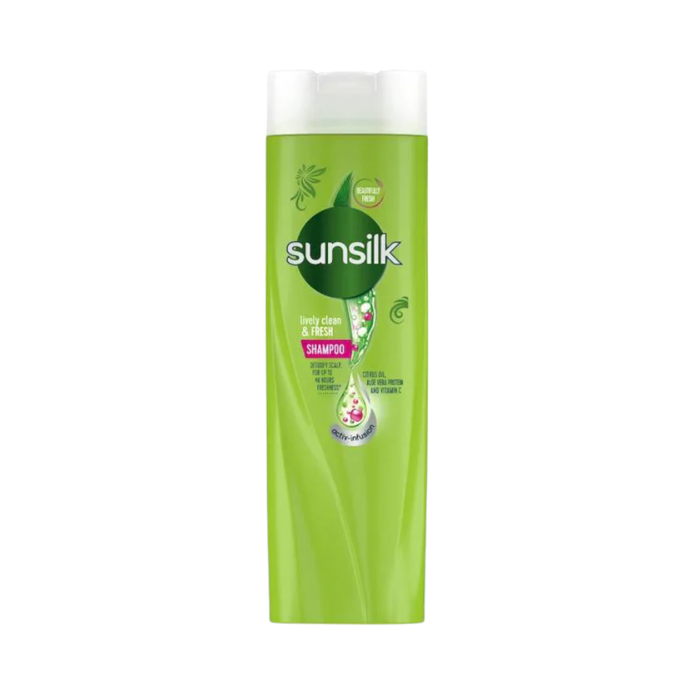 SUNSILK SHAMPOO LIVELY CLEAN & FRESH 300 ML