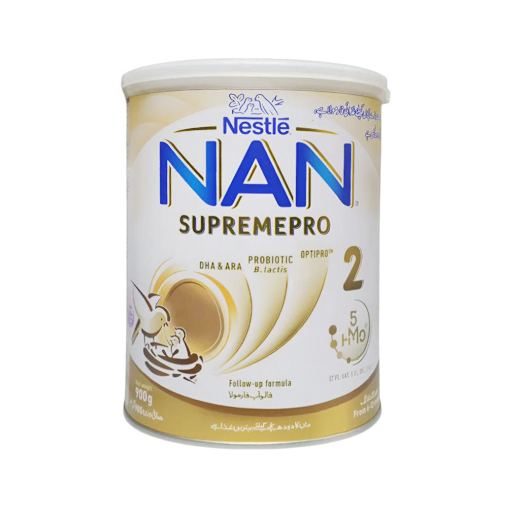 NESTLE NAN 2 SUPREMEPRO MILK POWDER TIN 900 GM
