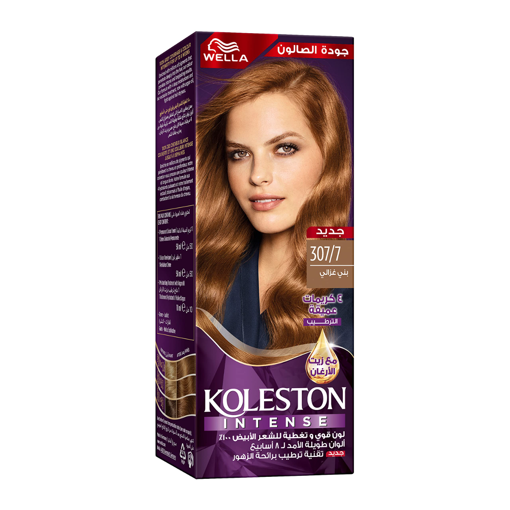 WELLA KOLESTON HAIR COLOR CREAM DEER BROWN 307/7 PC