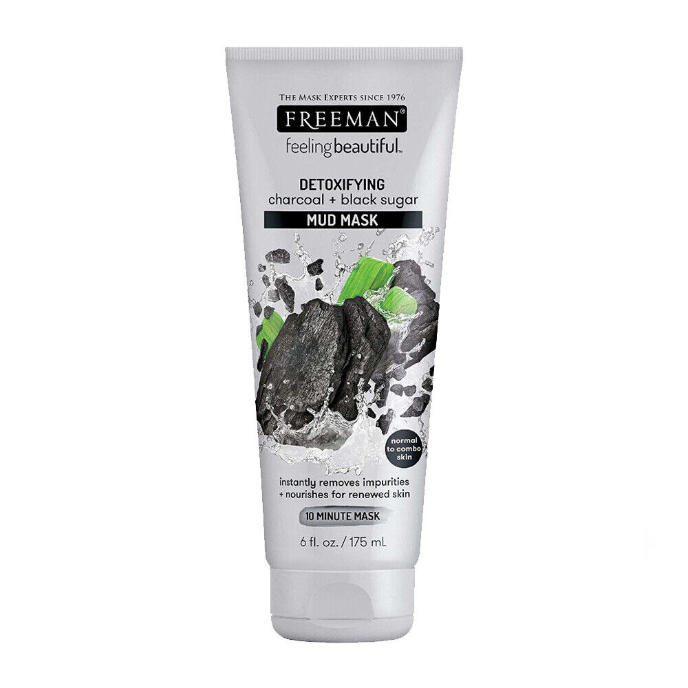 FREEMAN MASK MUD CHARCOAL PLUS BLACK SUGAR 175 ML BASIC