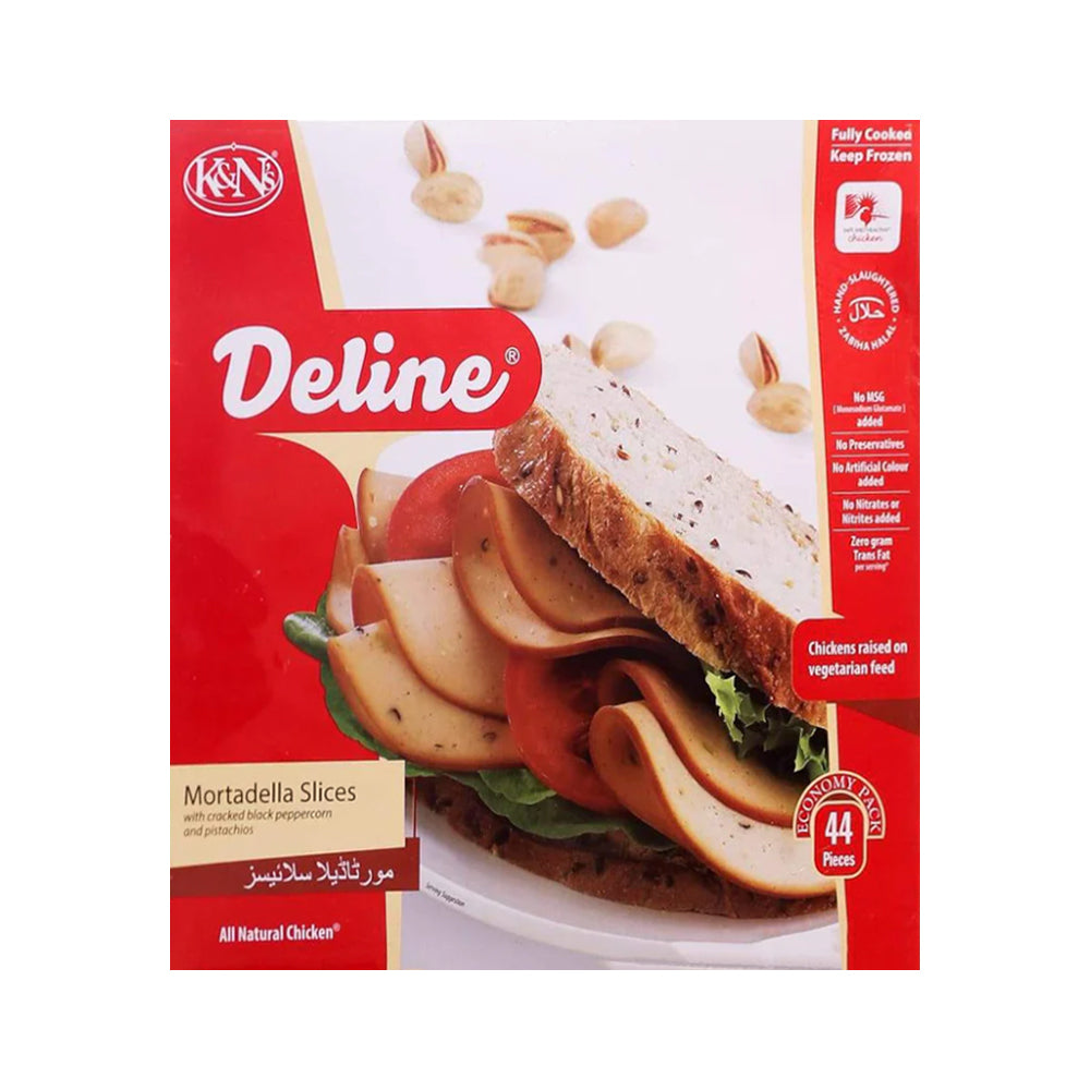 K&N MORTADELLA SLICES 44 PCS 616 GM