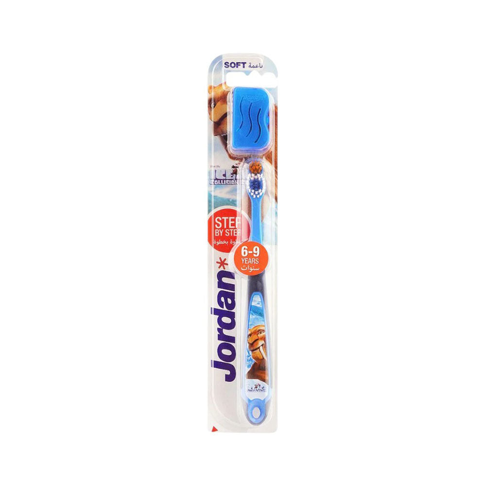 JORDAN TOOTH BRUSH TRAVEL CAP 6-9 SOFT