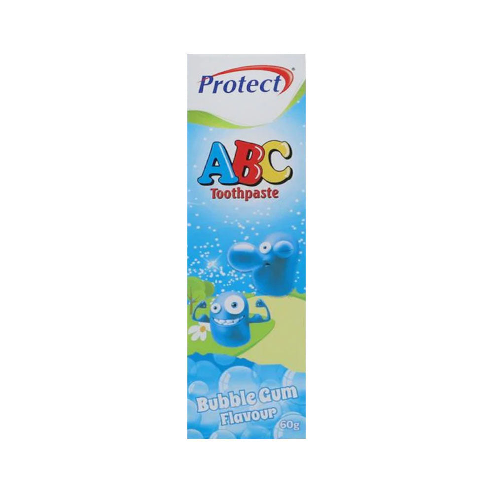 Abc Child Toothpaste PROTECT TOOTH PASTE ABC KIDS BUBBLE GUM 60 GM – Al-Fatah
