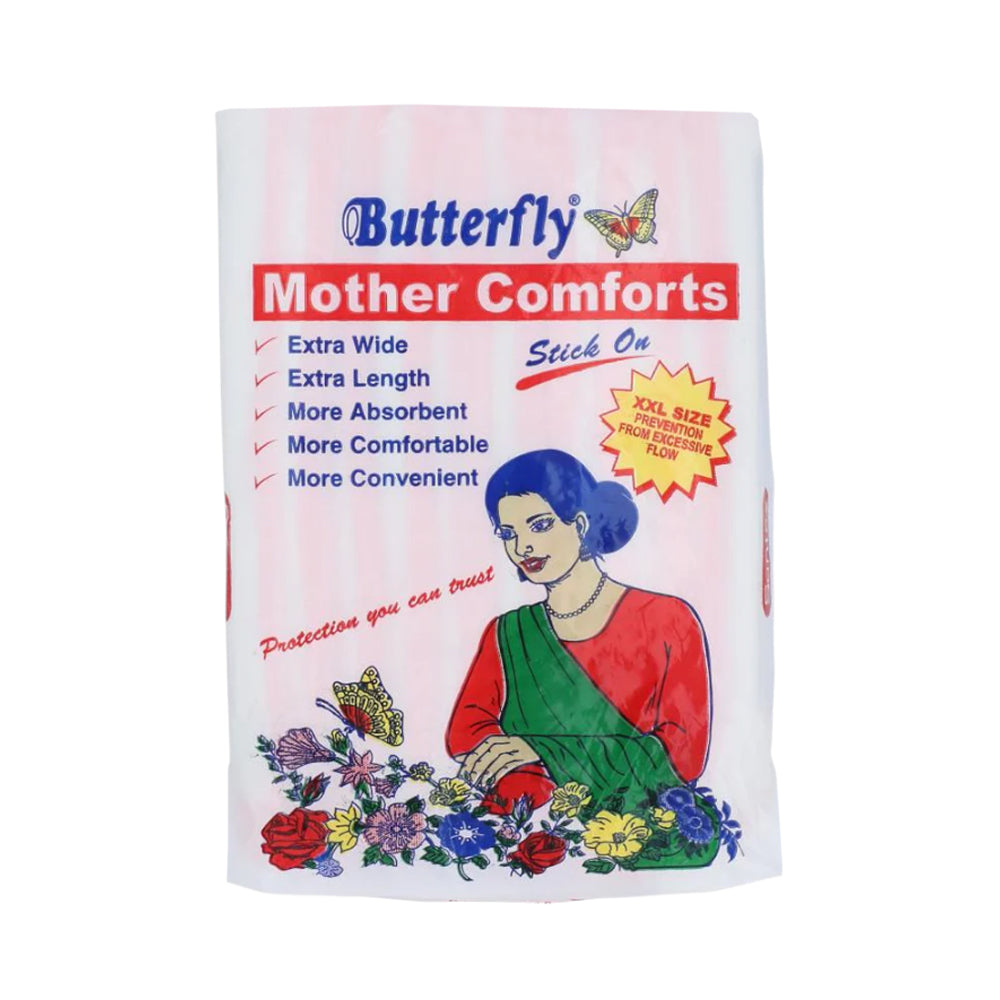 BUTTERFLY MOTHER COMFORTS STICK ON XXL SIZE 10PCS