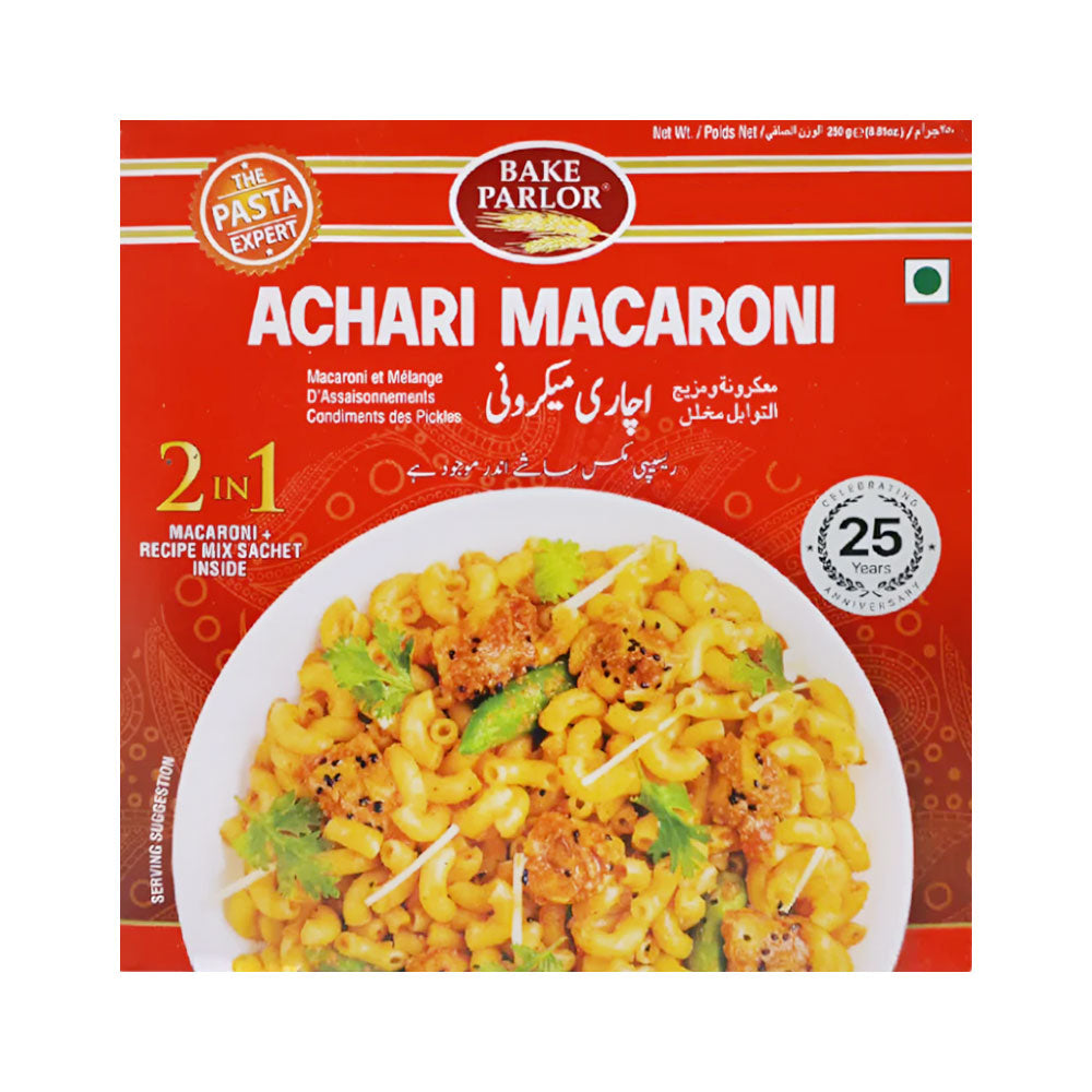 BAKE PARLOR ACHARI MACARONI 250 G
