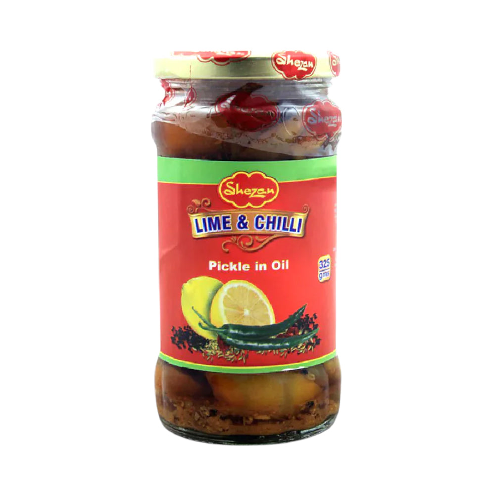 SHEZAN LIME & CHILLI PICKLE IN VINEGAR 300 GM