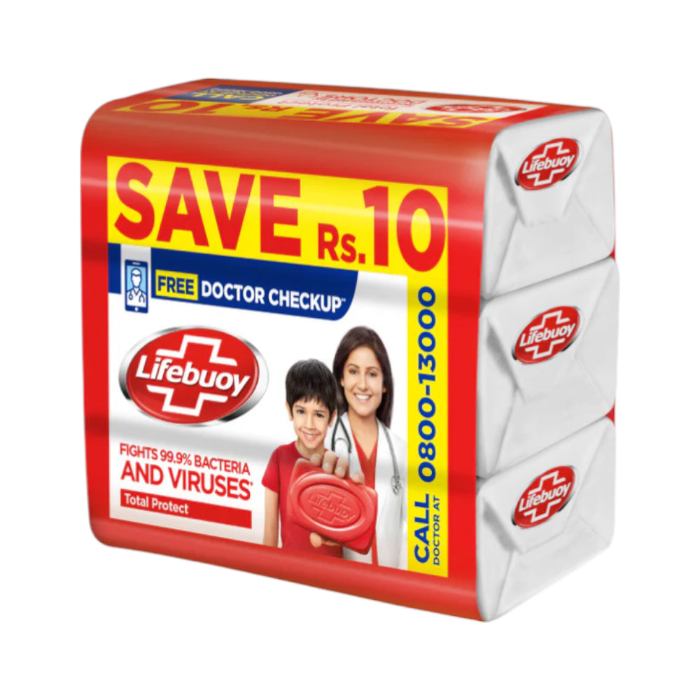 LIFEBUOY SOAP SAVE Rs.10 TRIO PACK 3X128 GM