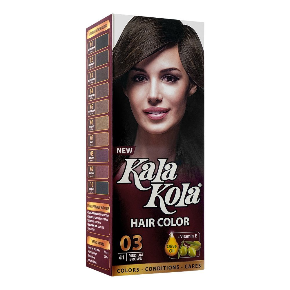 KALA KOLA HAIR COLOR 41 MEDIUM BROWN PC