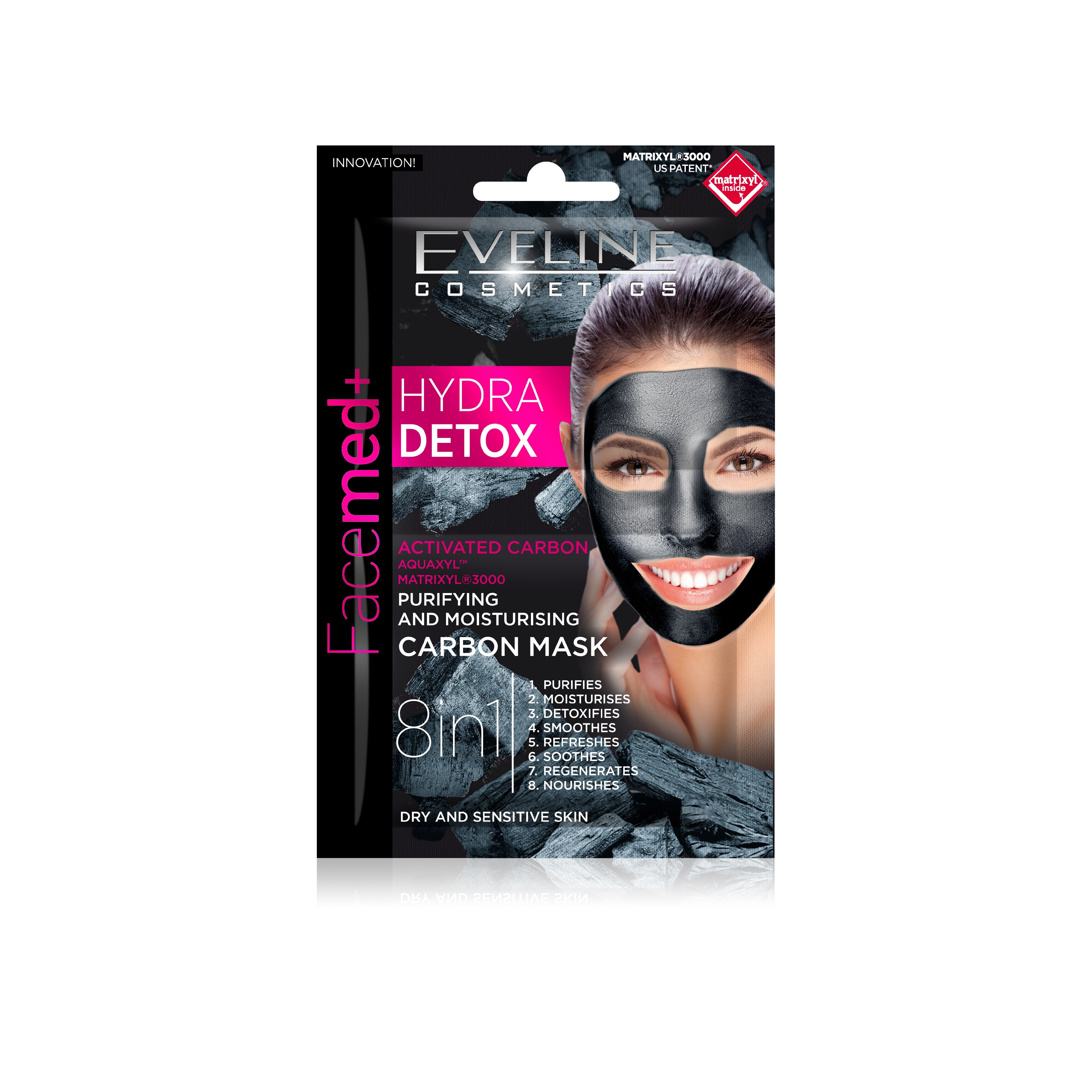 EVELINE FACEMED DETOXIFYING MASK VOLCANIC CLAY 2.5 ML PC