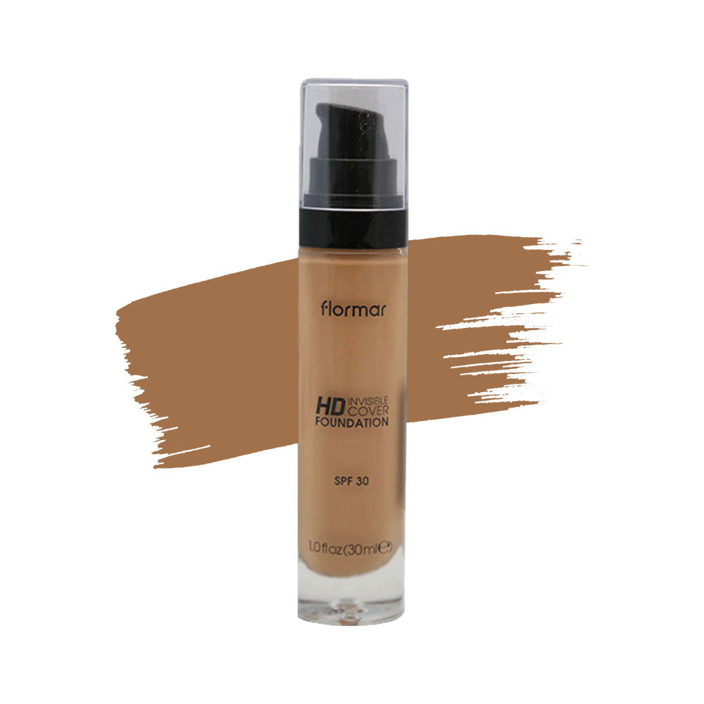 FLORMAR INVISIBLE COVER HD FOUNDATION GOLDEN B PC