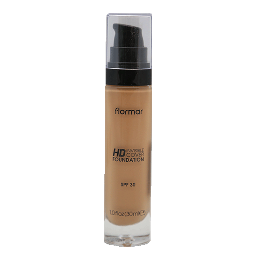 FLORMAR INVISIBLE COVER HD FOUNDATION GOLDEN B PC