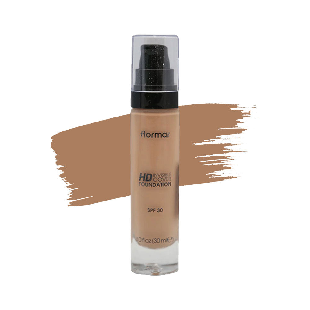 FLORMAR INVISIBLE COVER HD FOUNDATION MEDIUM B PC