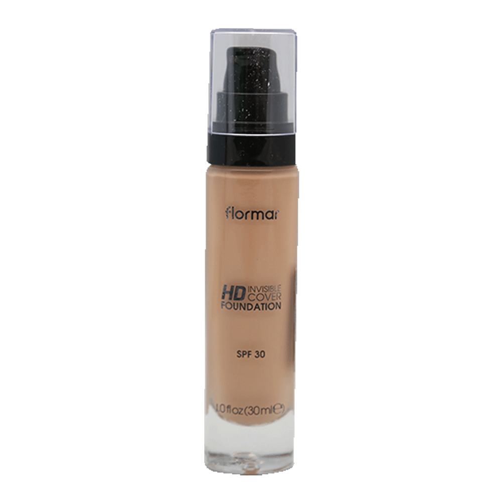 FLORMAR INVISIBLE COVER HD FOUNDATION MEDIUM B PC