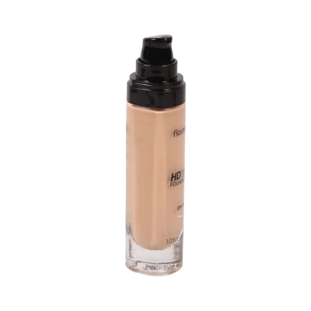 FLORMAR INVISIBLE COVER HD FOUNDATION LIGHT BE1 50 PC