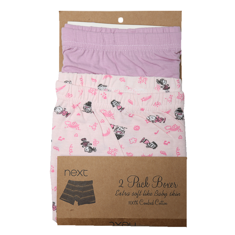 GIRLS BOXER MS-18 2PC PACK BASIC