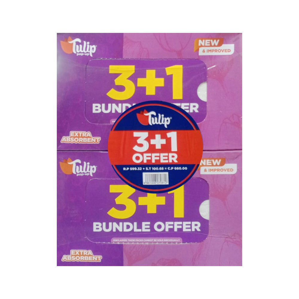 ROSE PETAL TISSUE TULIP POP UP BUY 3 GET 1 FREE 135X2PLY