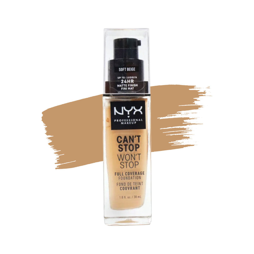 NYX CANT STOP WONT STOP FOUNDATION SOFT BEIGE