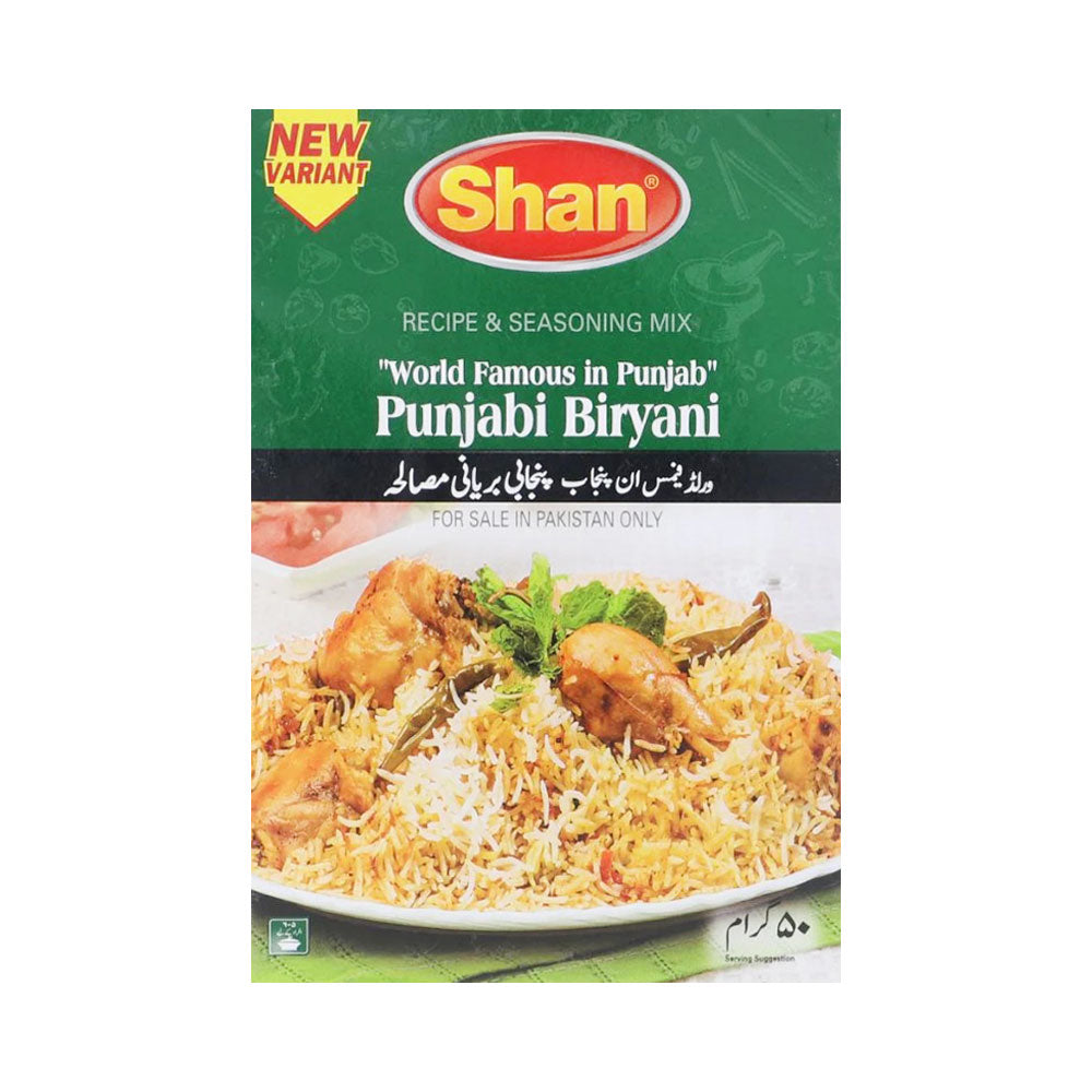 SHAN WORLD FAMOUS PUNJABI BIRYANI MASALA 50 GM